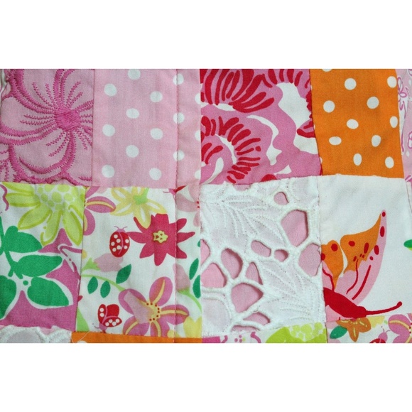 Lilly Pulitzer Strapless Patchwork Dress Size 2 - Picture 5 of 6